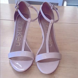 Beige High heel sandals